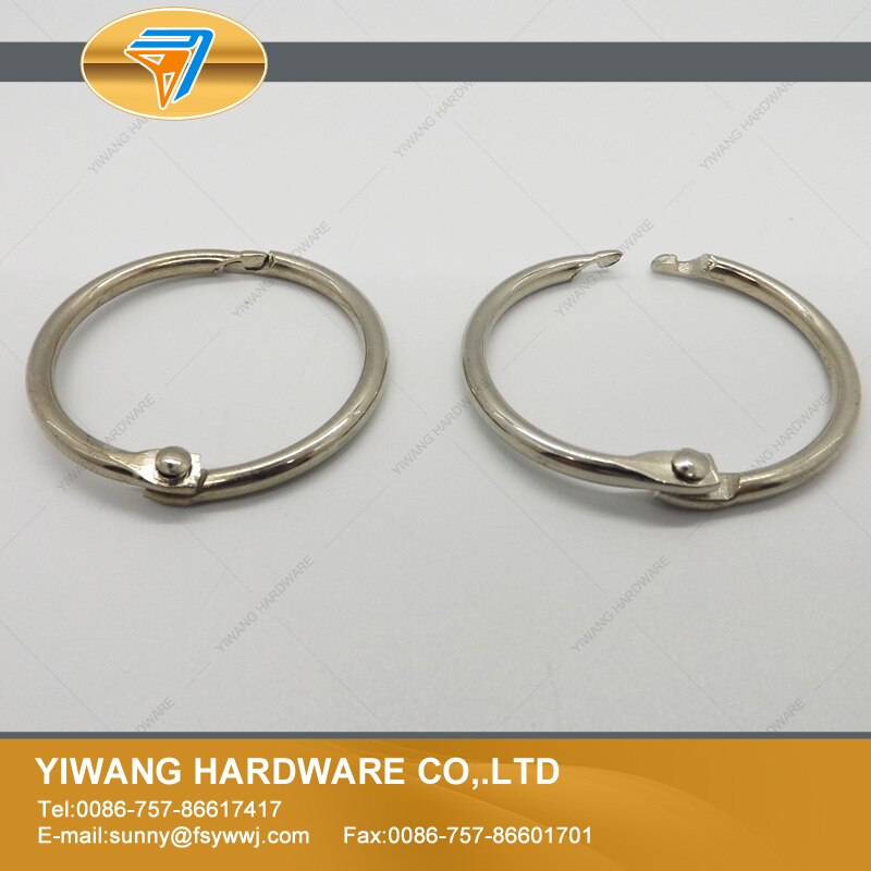 Various Promotional Metal Nickel Plated Book Binder Ring Metal hanging ring, binding ring,binder clip