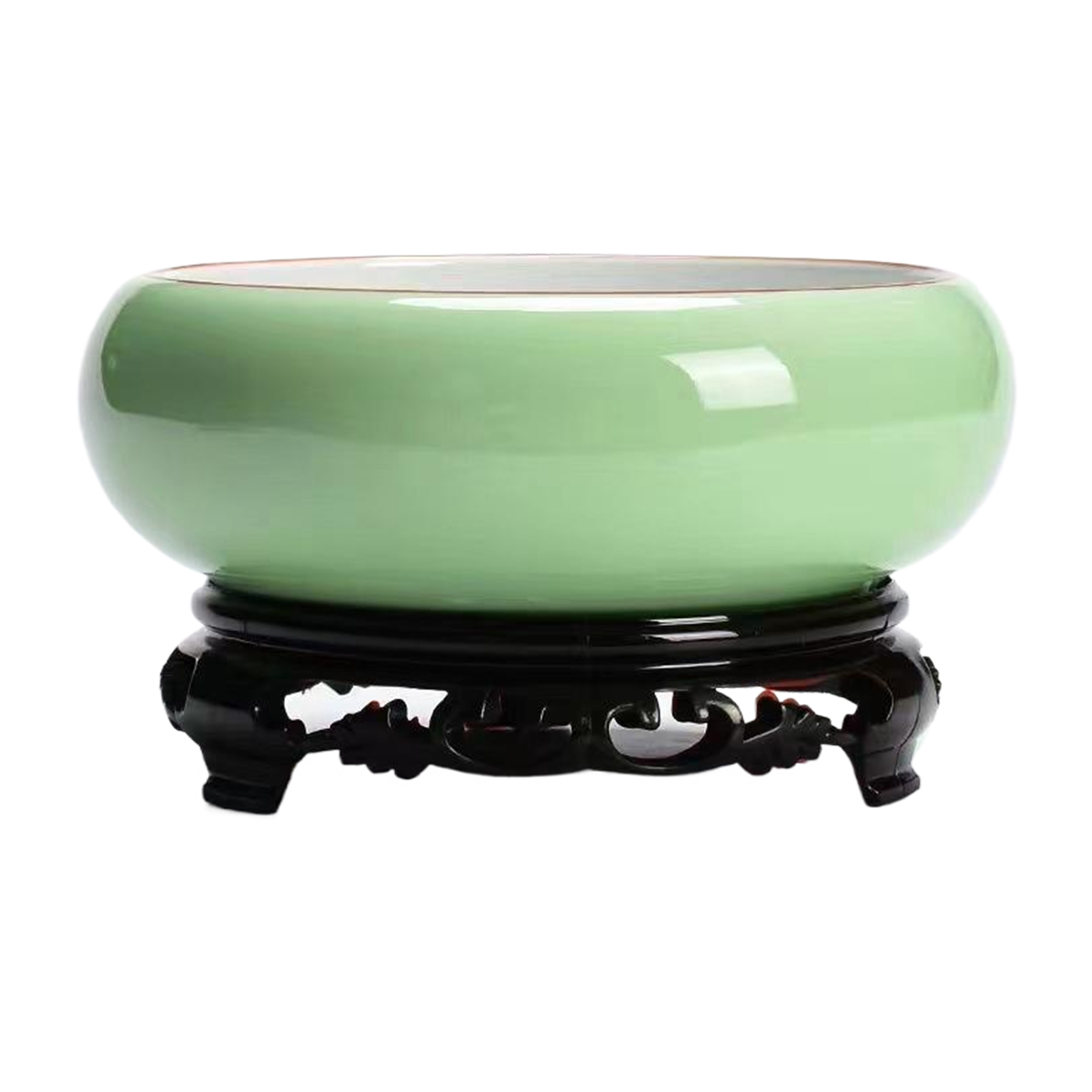 Elegante Kom Planter Decor Lotus Kommen Voor Balkon Tuin Lotus Kommen Waterpotten Voor Waterplanten Kommen Planten: YELLOW