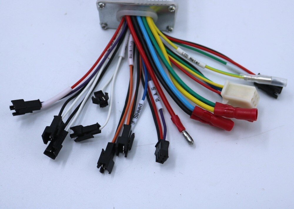 36v 48v 250w 15a bldc motorstyrning e-cykel borstlös hastighetsförare dual mode sensor/sensorless controller