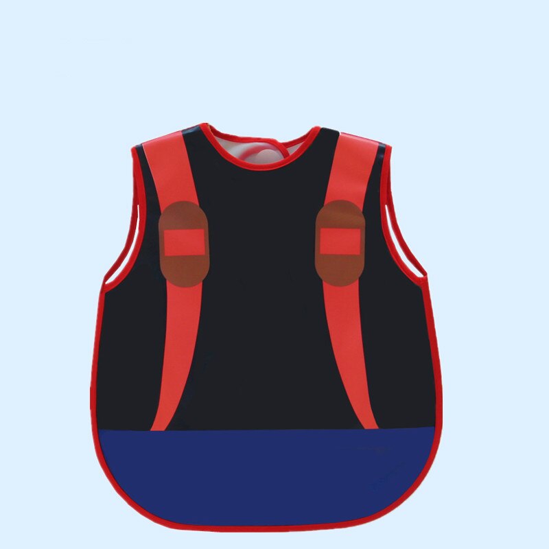 Baby Waterproof Cartoon Bibs EVA Sleeveless Feeding Bibs for Baby Infant Boy Girl Portable Adjustable Feeding Accessories