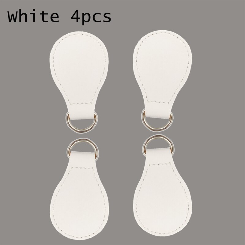 10colors Matte Drops End for Obag handbag PU attachment for O bag Obasket women Bag handle accesories: Pure white