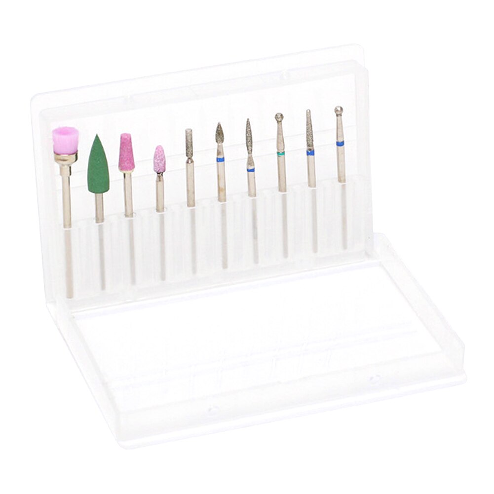 Nail Boor Heads Slijpen Set Draaien Frees Manicure Pedicure Draagbare Gereedschap Voor Exfoliërende Slijpen Polijsten Nailbits: Style2