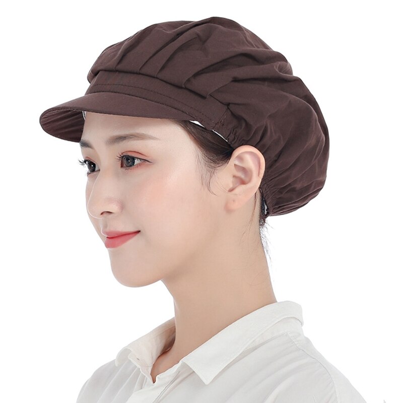 Unisex Chef Hat Elastic Chef Cap Kitchen Baking Cooking Hat For Men Women: HT5416CE