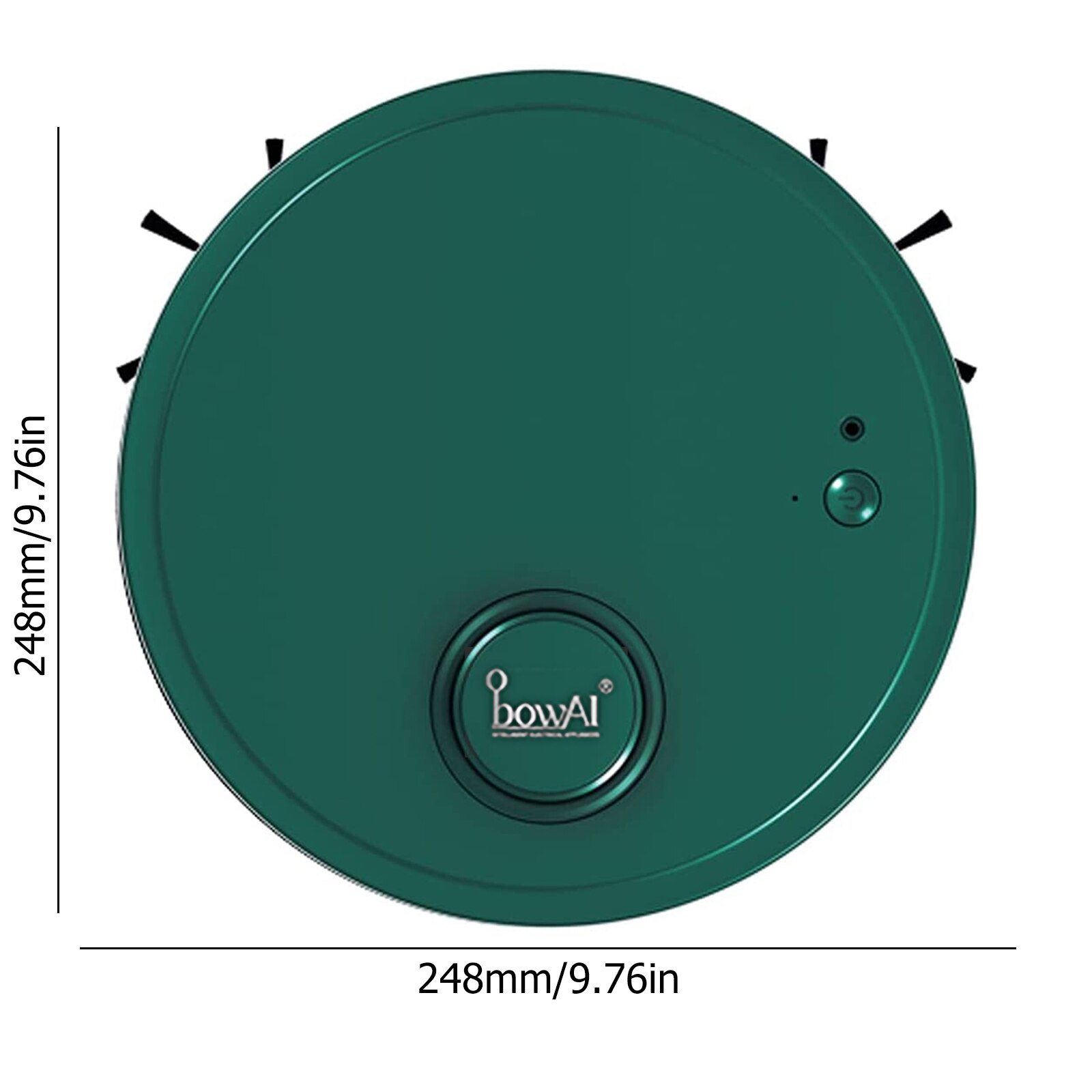 Robot Vacuum Intelligent Multiple Cleaning Modes Vacuum For Pet Hairs Hard Floor Carpet Household Cleaner Three In One Machine: Green