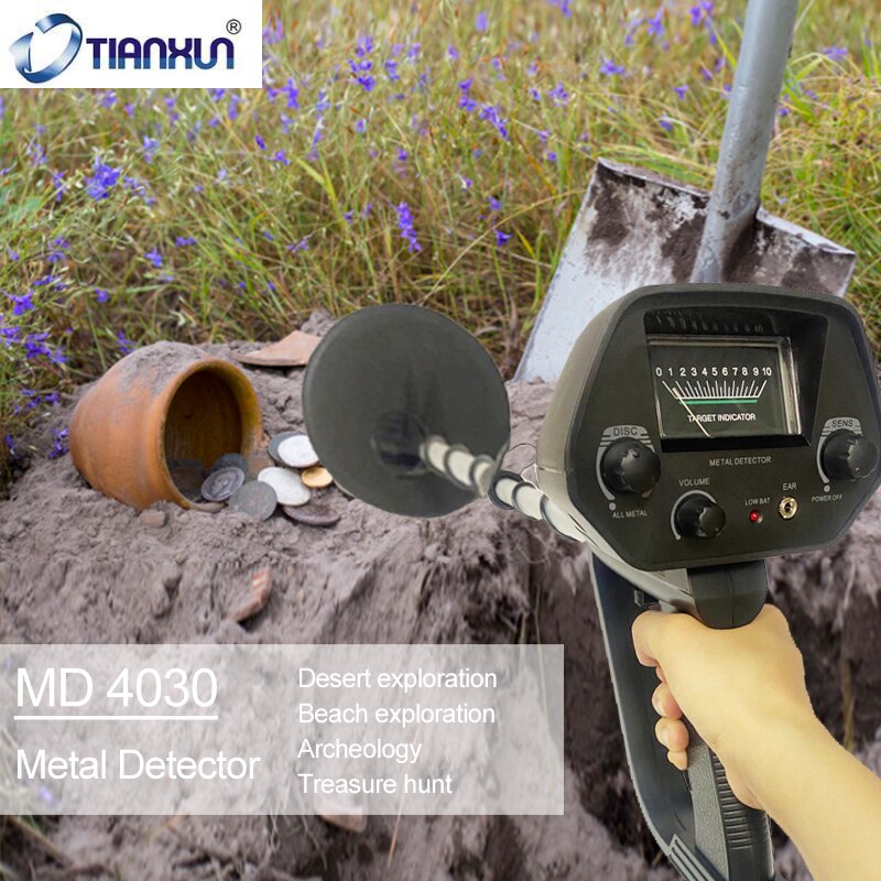 2022 Md 4030 Metal Detector Underground Gold Detector MD-4030 Metalen Lengte Verstelbare Schat Hunter Seeker Draagbare Detector