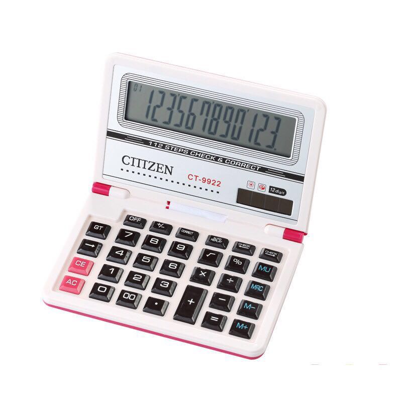 flip calculator solar calculator portable student office calculator