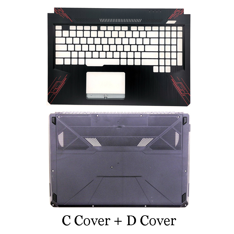 Laptop LCD Back Cover For ASUS FX80 FX80G FZ80G ZX80 FX504 FX504G Front Bezel Hinges Palmrest Bottom Case A B C 47BKLLCJN80