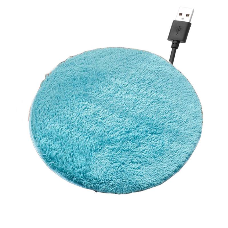 Manta eléctrica termostática de felpa con USB para mascotas (no incluye fuente de alimentación), almohadilla térmica de conservación de energía para gatos