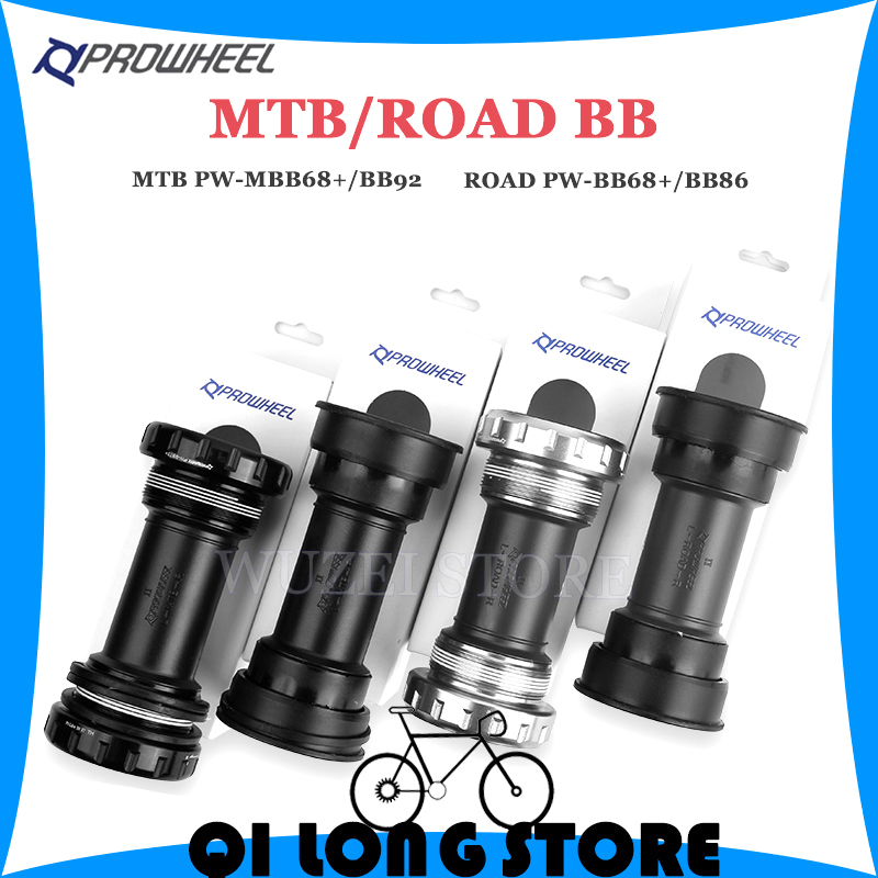 PROWHEEL BB73 BB92 BB68+ BB86 Mountain Bike Bottom Bracket Road Bicycle BB Axis for SRAM GXP 24mm Crankset chainset