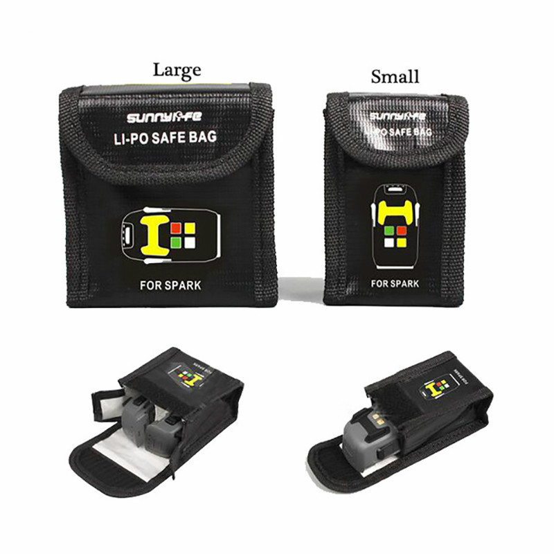 Lithium Battery Box Explosion-Proof Safety Storage Bag Fire-Proof And Heat-Resistant Protective Box Suitable For Dji Spark