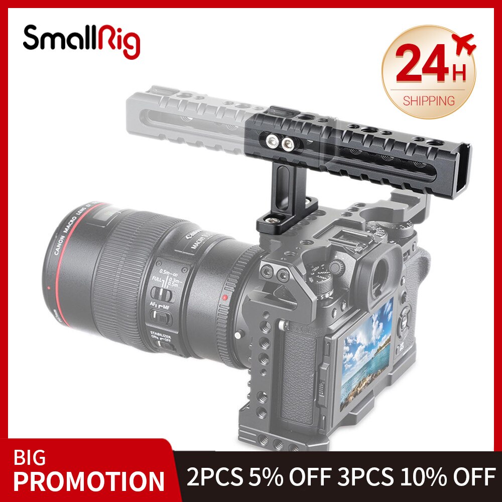 SmallRig DSLR Stabilizer Camera Handle Grip With Cold Shoe Mount Arri Locating Holes For Video Handheld Shooting 1984