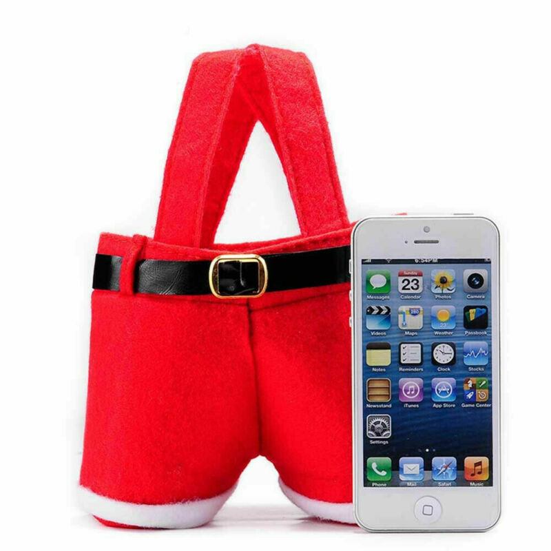 WEIHNACHTEN Festliche Weihnachten Santa Claus Hosen Tasche Elf Stiefel Süssigkeit Tasche HinzufüGen Festliche Atmosphäbetreffend NEUE