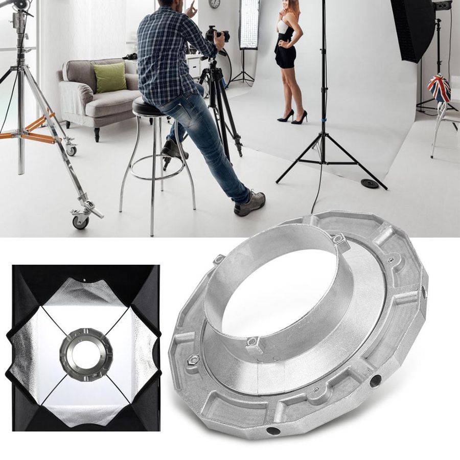 Triopo - Softbox da 65 cm per fotografia, portatile, con attacco Bowens, ottagonale