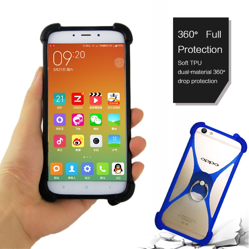 Blackview BV7000/Pro funda giratoria funda del teléfono del anillo para Blackview BV6000s funda Universal suave Blackview BV4000 BV5800 BV6800 pro