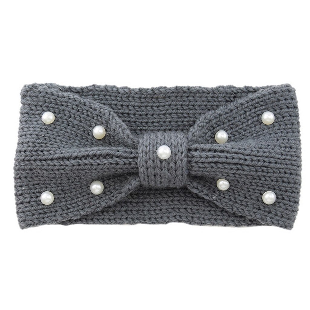 16 Style Headband Hair Band Elastic Head Wrap Sweatband Running Sport Fit Yoga Winter Gym Cycling Tennis Ear Cover: E