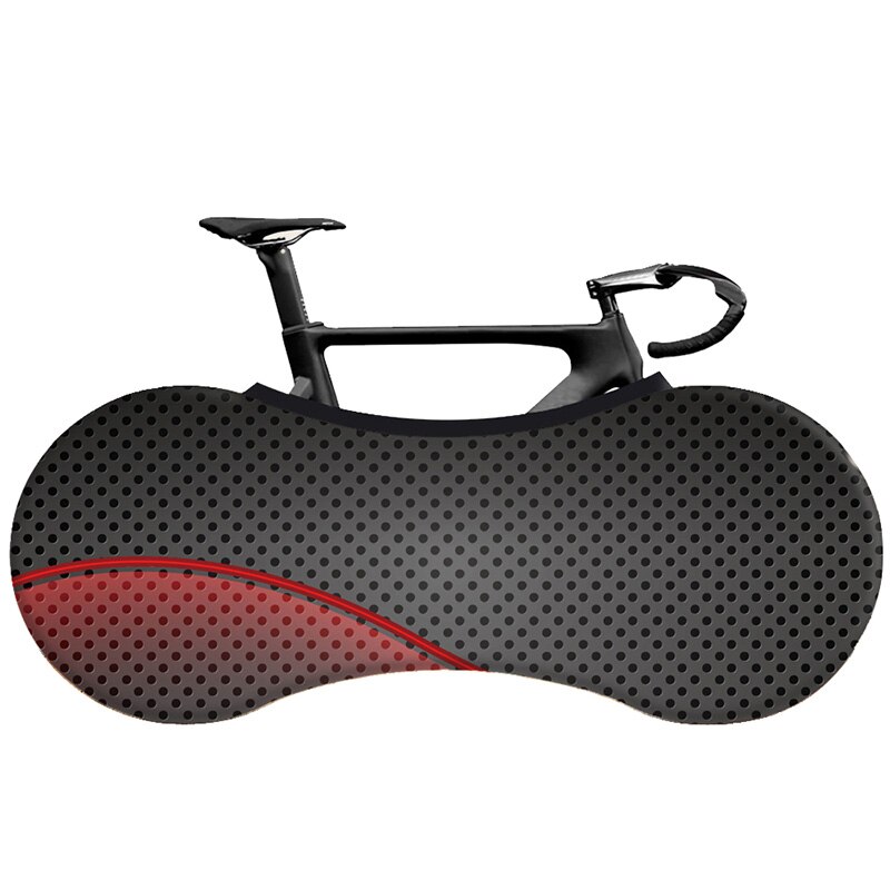Cubierta de Interior para bicicleta de montaña, tela elástica de , 26-28 pulgadas, cubierta antipolvo, protección de neumáticos, almacenamiento de accesorios para bicicleta: 5