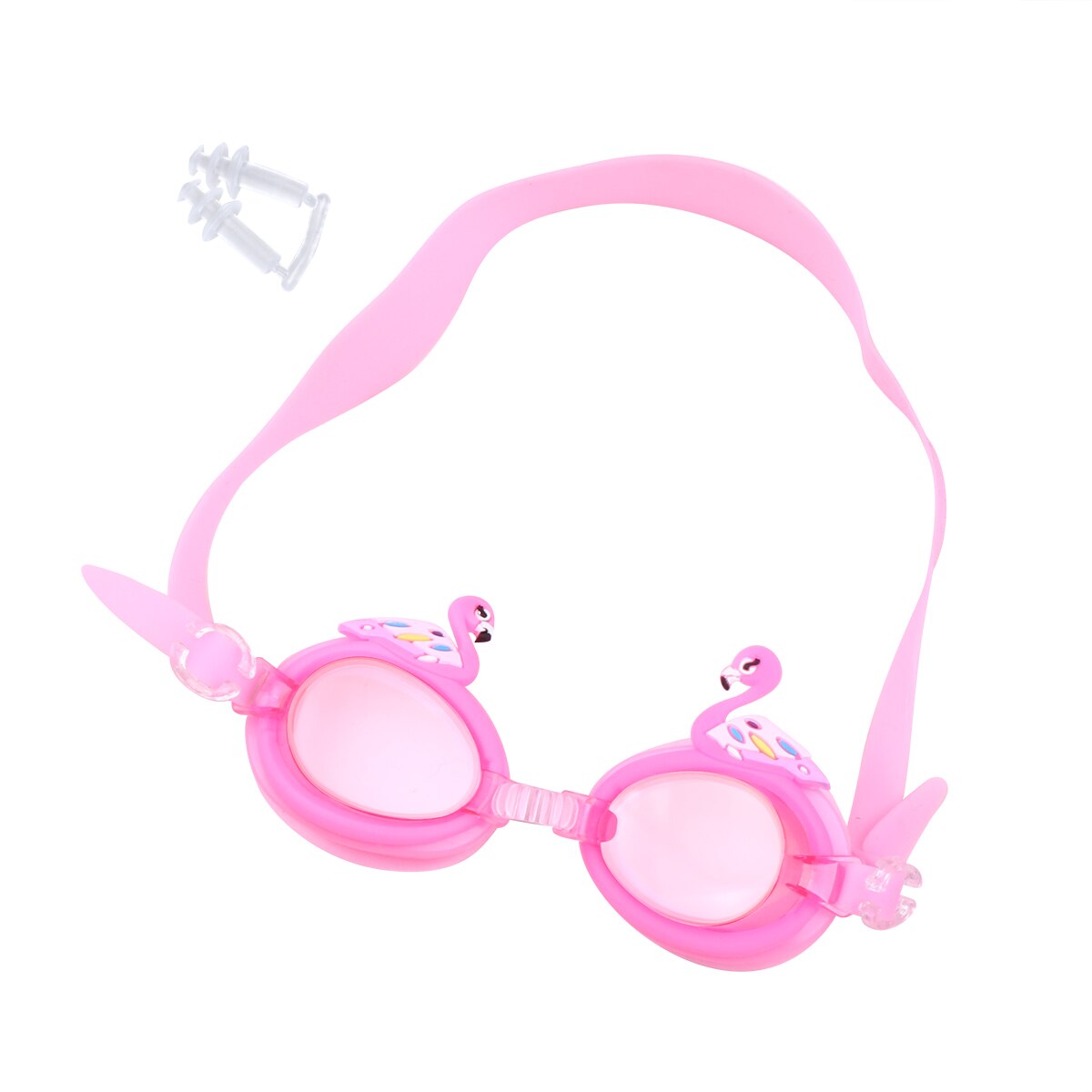 Adjustble Kids Zwembril Anti-Fog Cartoon Kinderen Zwemmen Bril Zwaan Decoratieve Strand Zwembad Accessoires Brillen