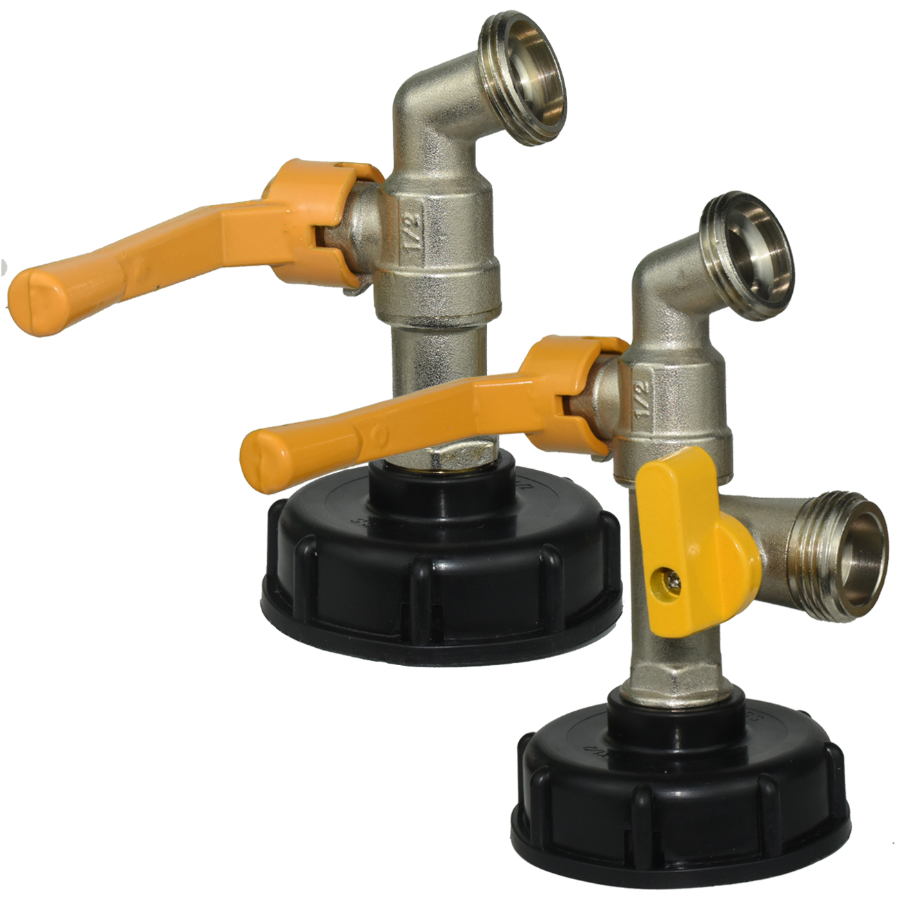S60 Coarse Thread IBC Tank Tap Connecter Replacement 16mm 1/2'' 3/4'' Water Coupling Adapter Garden Home Valve Fitting Faucet