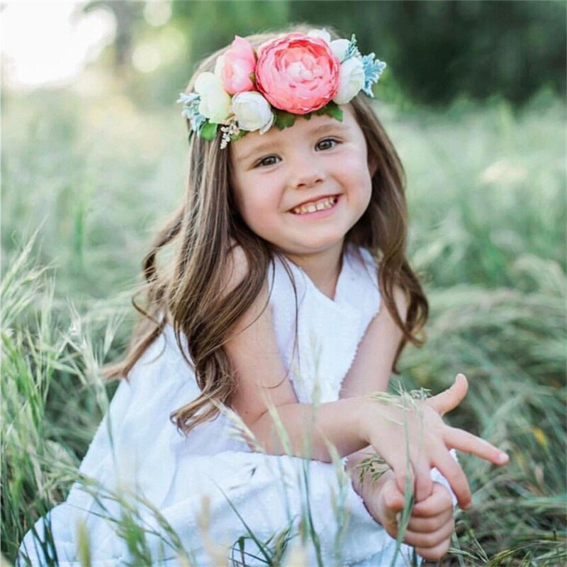 3 teile/satz Mix Stil Simulierte-perle Band Spitze Blume Stirnband Baby Mädchen Stirnbänder Elastische Haarband Kinder Haar Zubehör