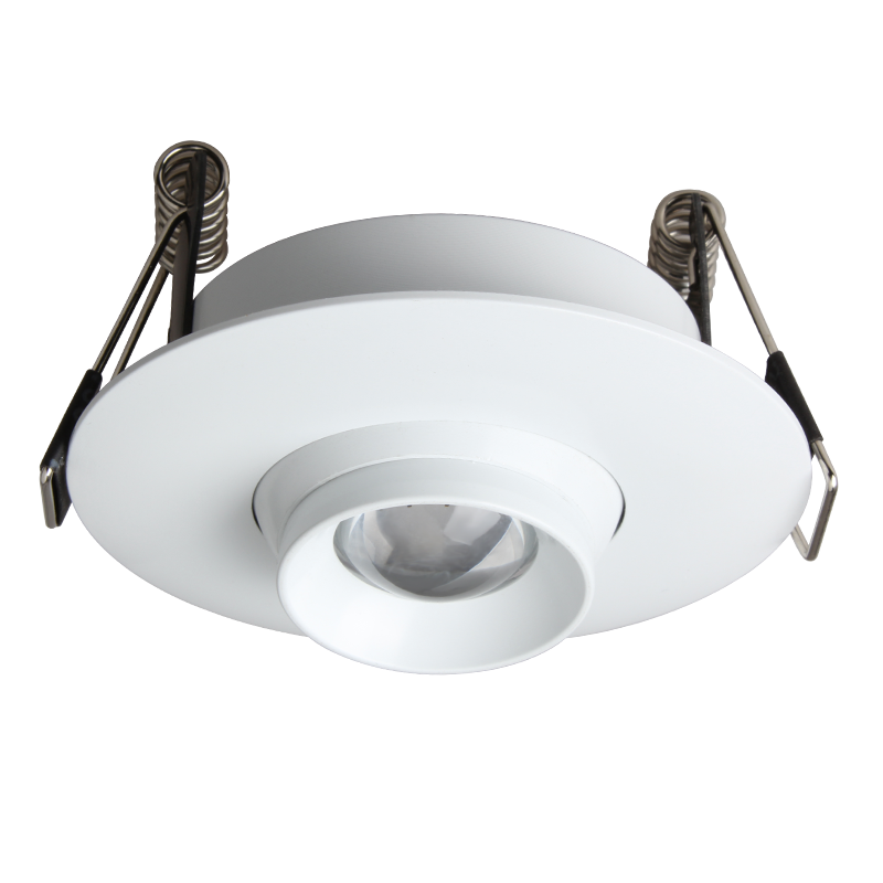 Aisilan Zoom Mini Spot Light Focos Led Recessed LED Downlight Adjustable 10-60 Narrow Beam Angl Built-in Led Spot: Warm White / 6w