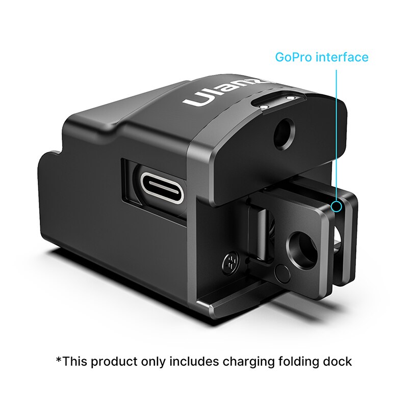 ULANZI OP-2 Stativ Ladung Basis Befestigt Halfter Stehen 1/4'' Schraube mit USB Typ C Hafen für DJI Osmo Tasche Kamera