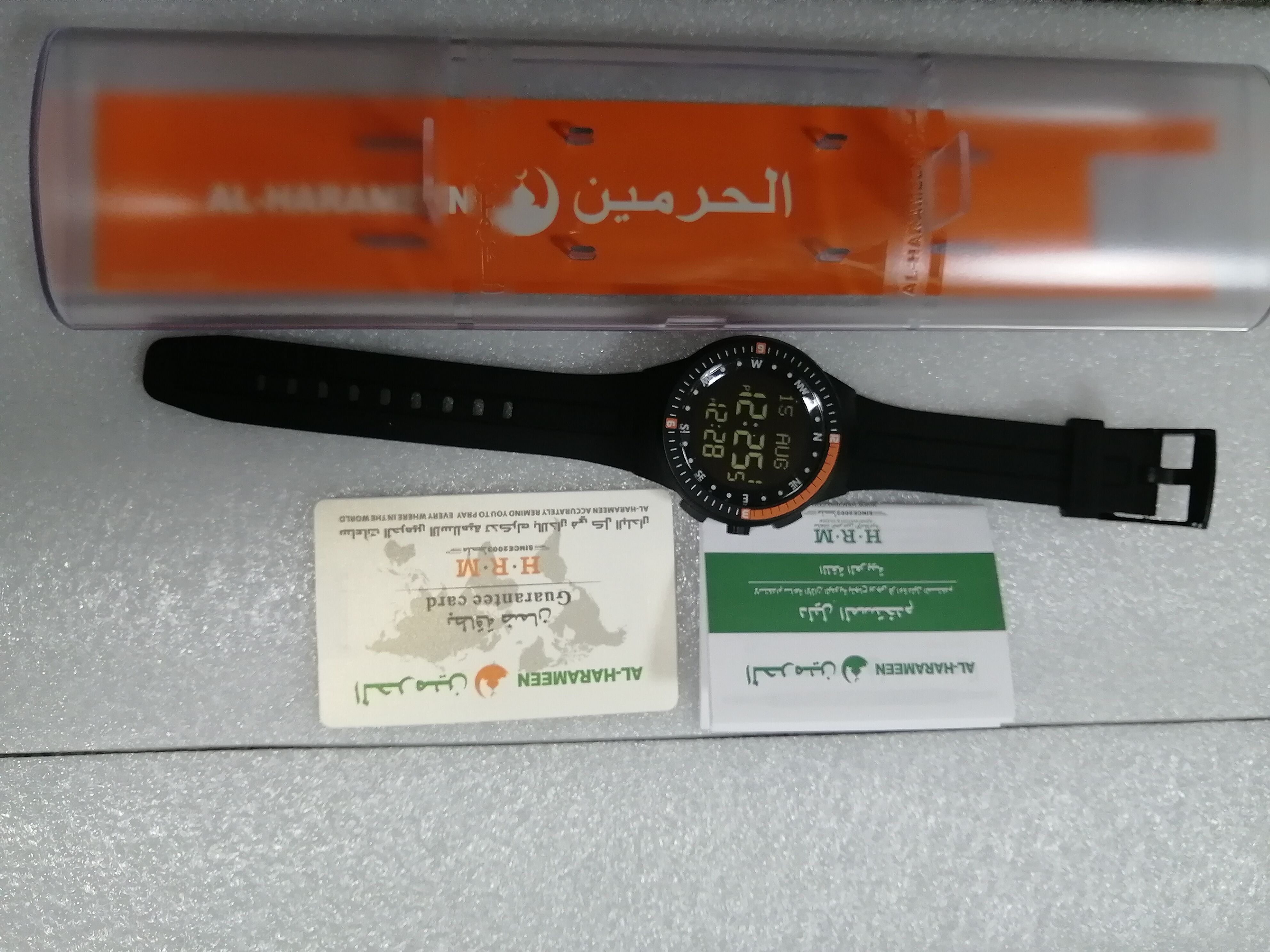 100% Origin Newest Azan Watch Islamic Qibla Qatch With Prayer Compass Watch best islamic ,