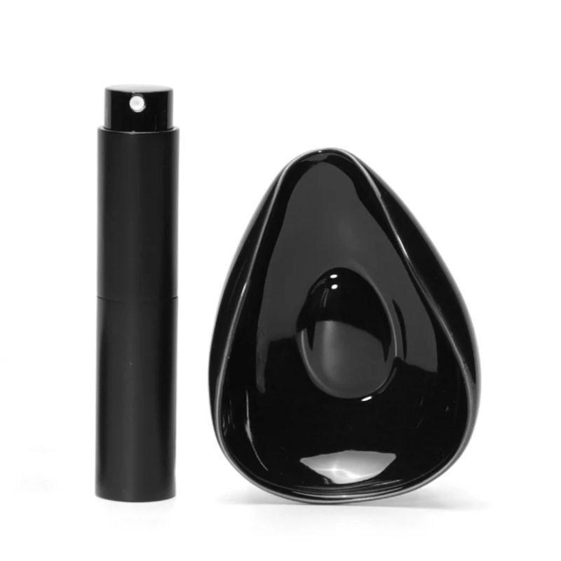 Coffee Bean Ingredient Cup Spray Bottle Set Coffee or Tea Ceramic Ingredient Container Measuring Tray Set Espresso Accessories: light yellow