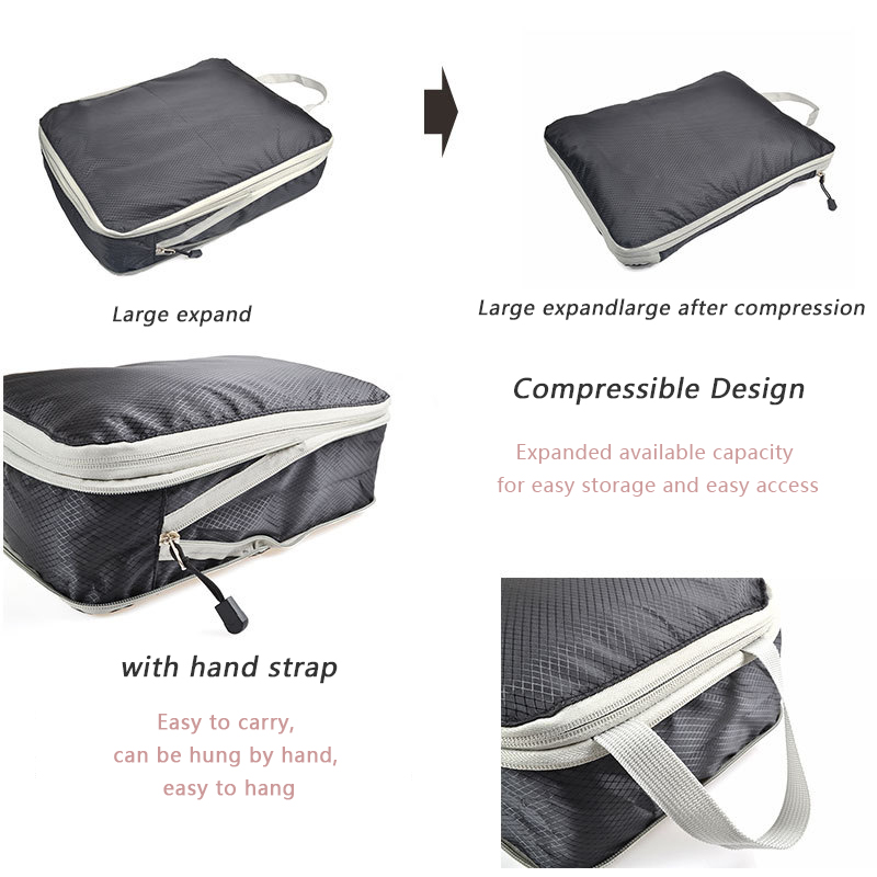 Reise Lagerung Tasche Kompressible Verpackung Für Einfache Lagerung dauerhaft Kleidung Würfel Große Kapazität Nylon Tasche Für Kleidung Lagerung