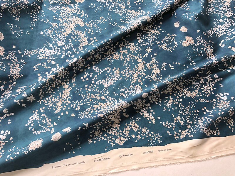 Tissu de couette japonais Nani IRO en coton | Mi-mètre, tissu de couette en tissu de coton pour robe Corolla