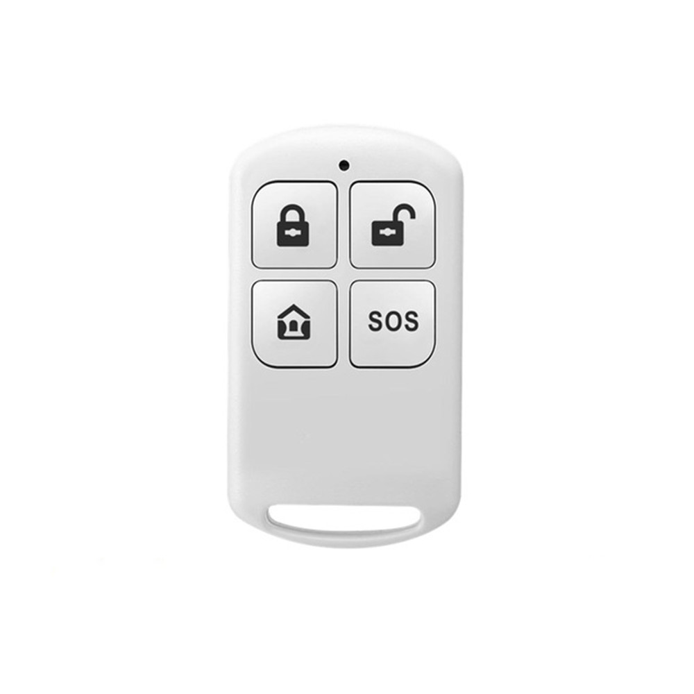 433Mhz Draadloze Afstandsbediening Detector Ev1527 Voor Op Afstand Arm/Ontwapen Huis Inbraak Alarmsysteem Voor Pg103 105 107: Zilver