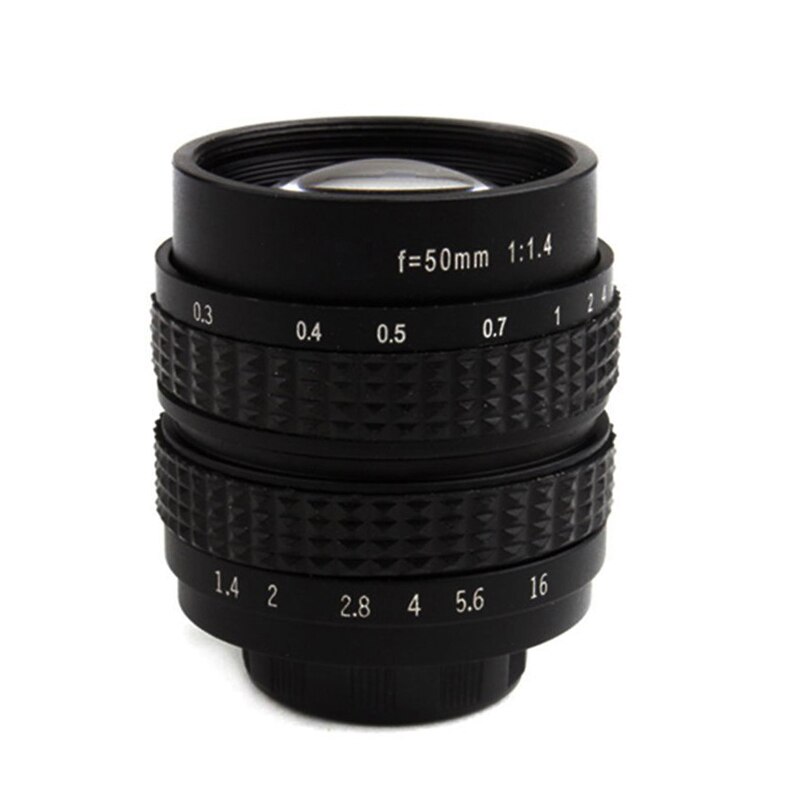 50mm F1.4 Digital Micro Single Camera Lens Movie Lens For SONY NEX3 NEX6 NEX7 A6500 A6300 A6000 A5000 C Mount Movie Lens