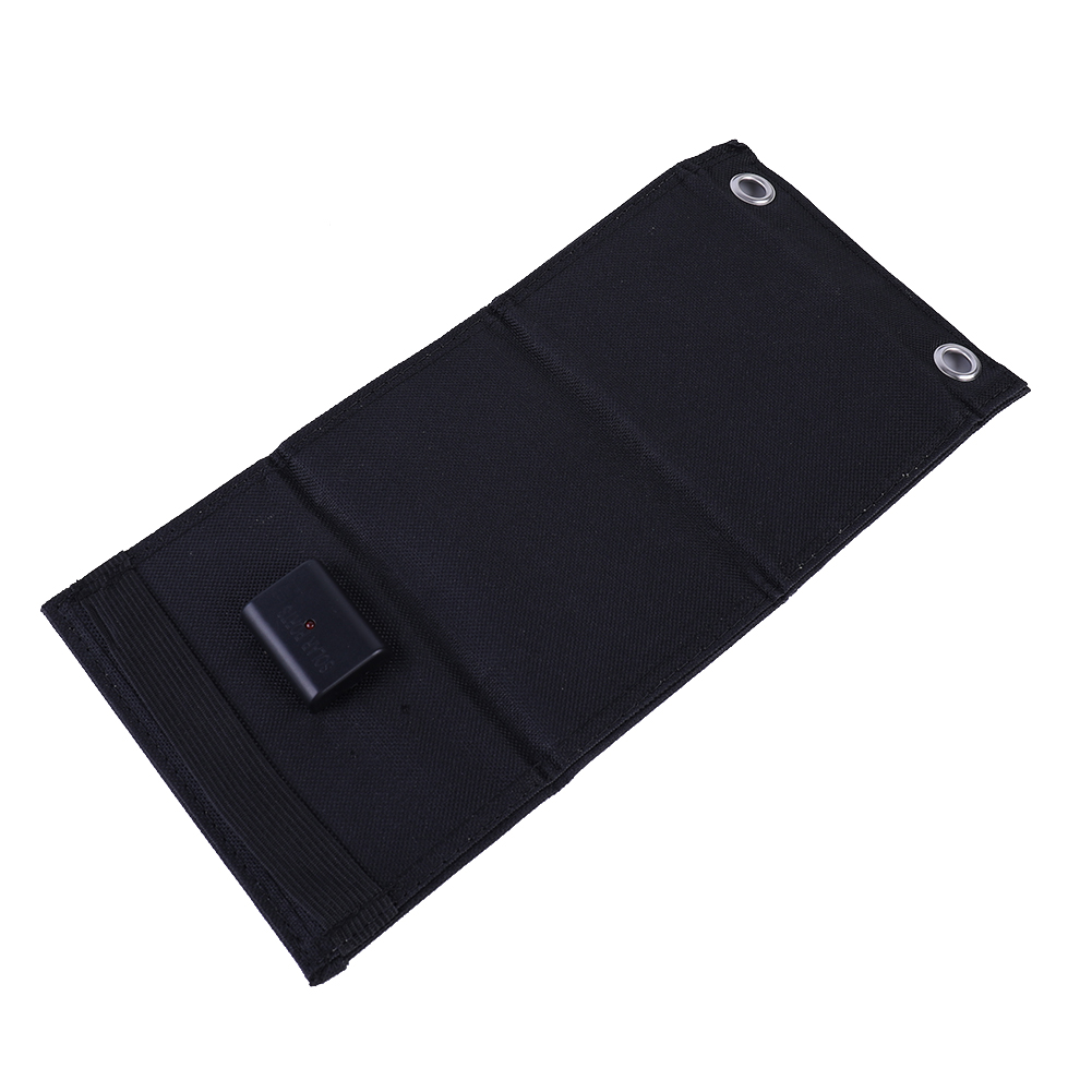 6w 5v , składany, wodoodporny powerbank z panelem słonecznym i karabińczykiem do ładowania 3-5v baterii/telefonu