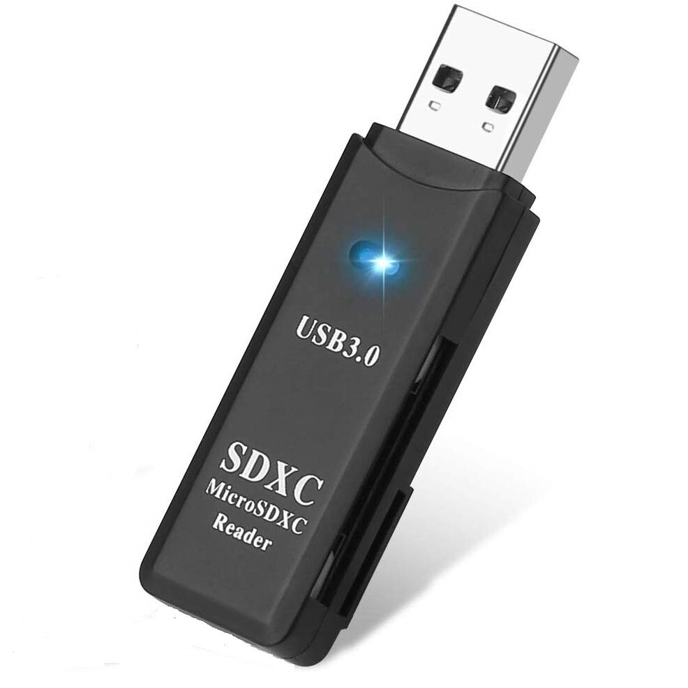 Onvian-lector de tarjetas USB 3,0 SD TF/Micro SD Flash Adaptador de Tarjeta de Memoria concentrador de ranura Dual de 5Gbps, lector de tarjetas OTG de alta velocidad