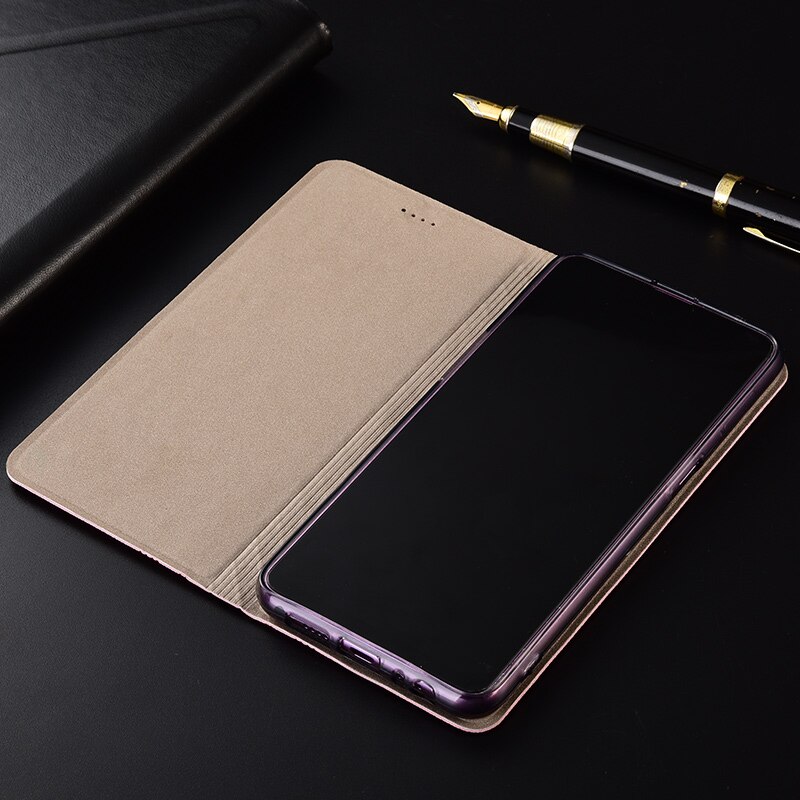 Case for Umi UMIDIGI Z2 Pro Plaid style Canvas pattern Leather Flip Cover for UMIDIGI z2 cases Coque