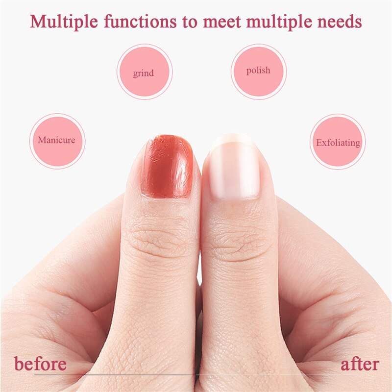CkeyiN Portable Electric Nail Drill Machine USB Charging Pedicure Manicure Drill Set Nail File 20000RPM Polishing Equipment