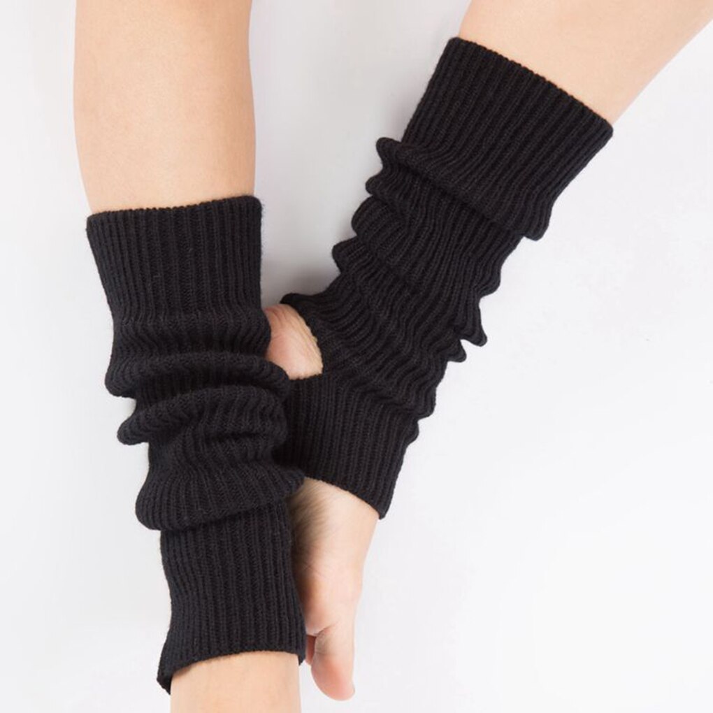 Woman Latin Socks Fitness Dancing Female Daily Wear Exercising Warm Long Section Knitting Walking Socks