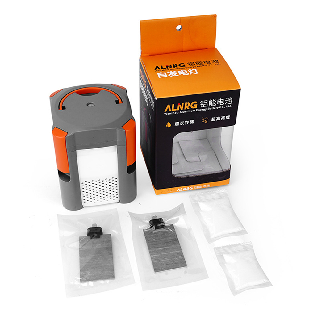 Lampe de Camping en eau salée, aucune batterie requise, lumière LED pour Camping en eau salée, éclairage continu 72H pour les urgences