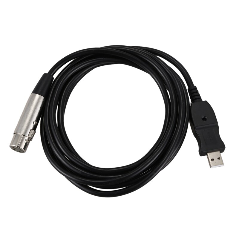 3M MIC USB Microphone Link USB Cable Male to XLR Female