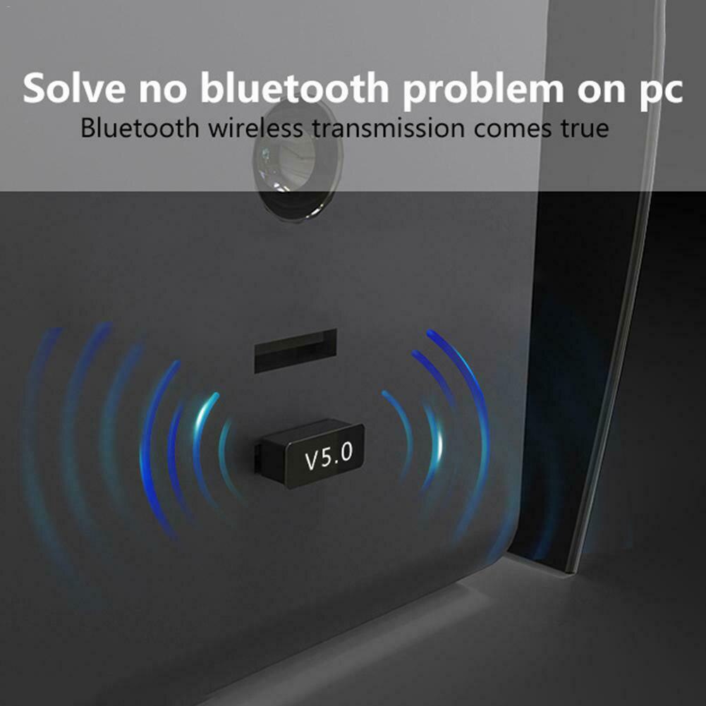 V5.0 usb bluetoothワイヤレスアダプタusb adapteミニドングルアダプタpcのラップタブレットスピーカーbluetoothアダプタドライブcd