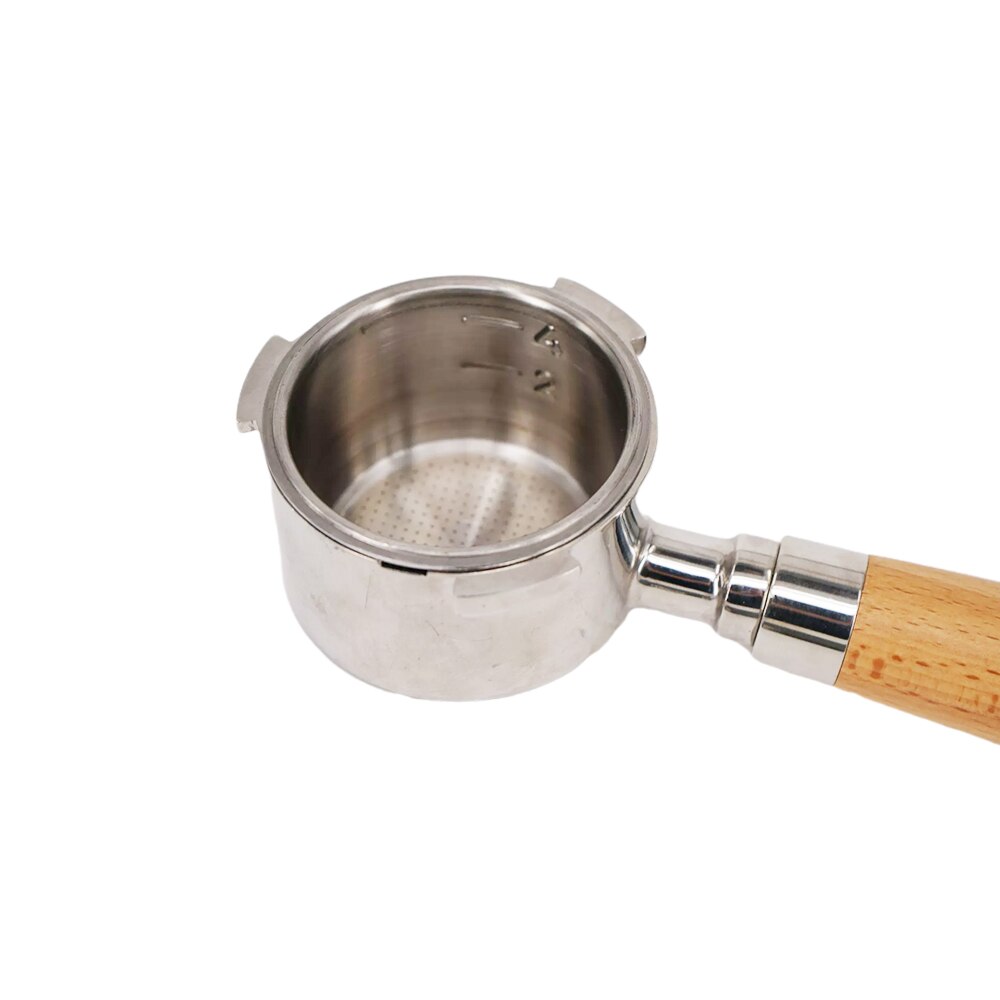 2/4Puchar 51mm bezciśnieniowy kosz filtrujący wysokiej jakości filtr robić herbaty kawy kosz filtrujący srebrny ze stali nierdzewnej stal Dripper części kawy narzędzie