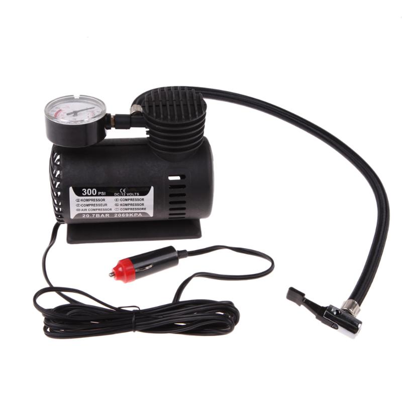 Compresor de aire eléctrico Universal para coche, versátil, 12V, Motor de bicicleta, rueda, neumático, inflador, 300 PSI, XR, 1 Uds.