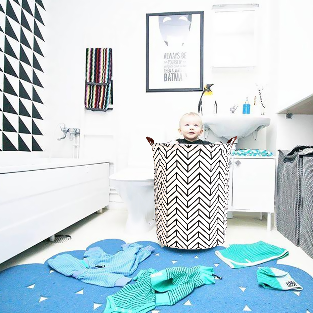 Foldable Laundry Basket Large Capacity Laundry Hamper Dirty Clothes Storage Organizer Bucket Homehold Storage Bag