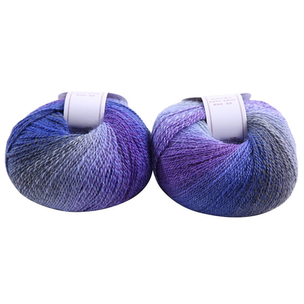 Chunky Pure Wool Ball Rainbow Colorful Knitting Crochet Yarn Craft for Sewing Autumn winter sweater Cloth Hand-knitted Yarn: 11