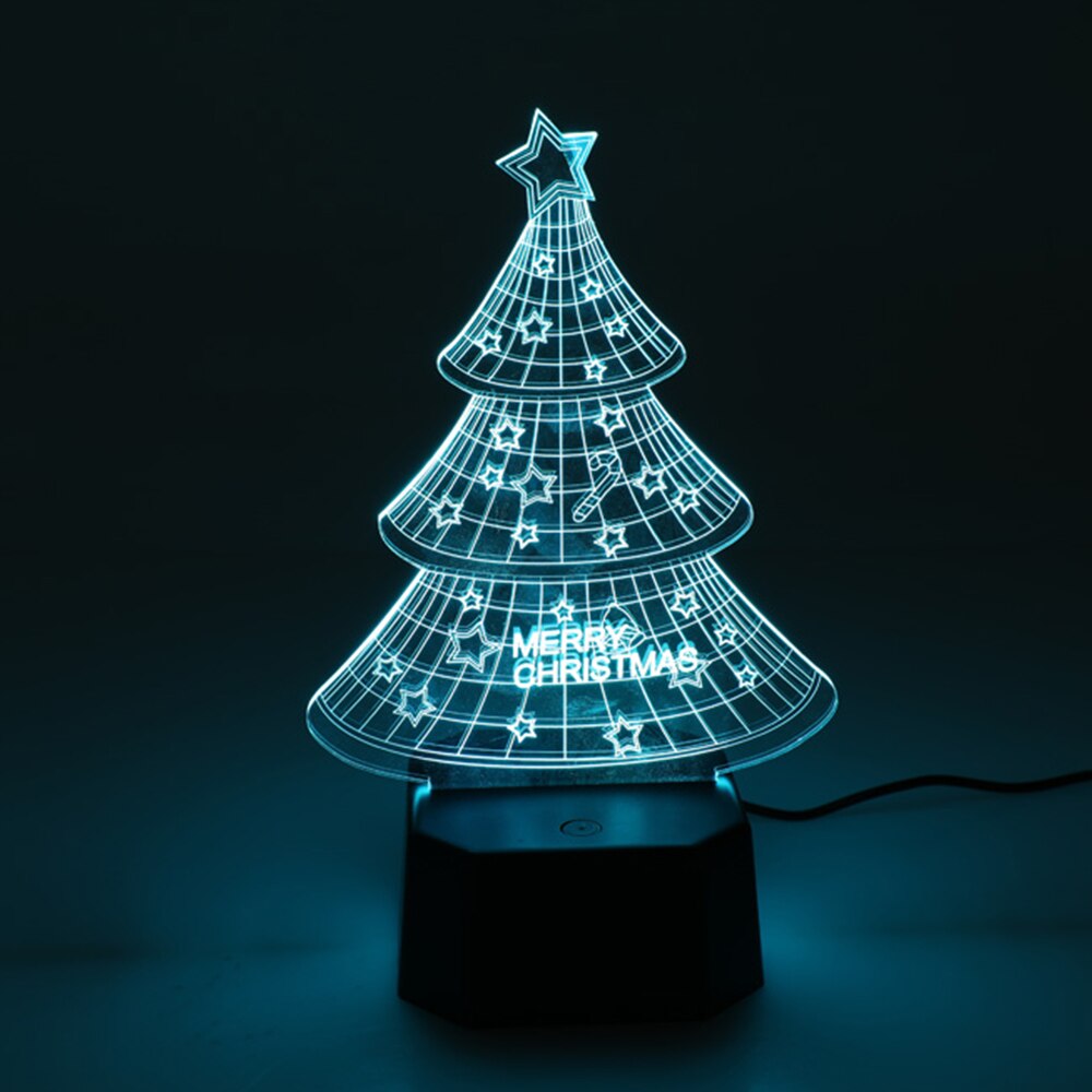 1/2/5/10 stk 3d musik buletooth akryl lampe base genopladelig natlys fjernbetjening berørbar usb lysende lampda udskiftning