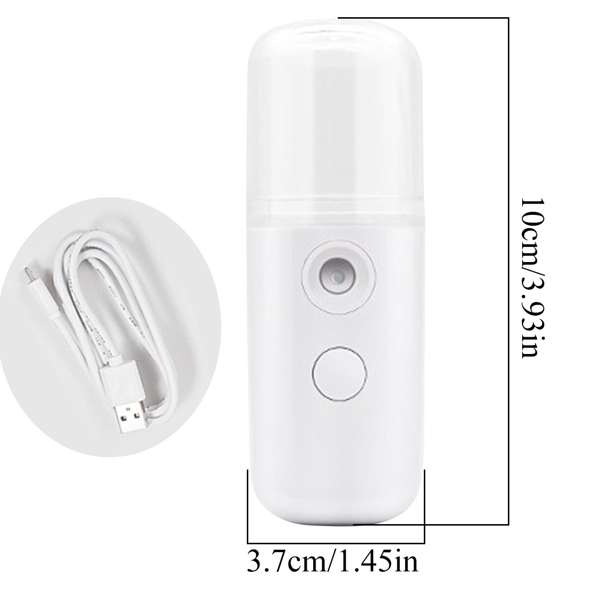 200ML Ultrasonic Air Humidifier Car Humidifier Small USB Diffuser Auto Shut-Off Cool Mist Vaporizer for Home Office: 3