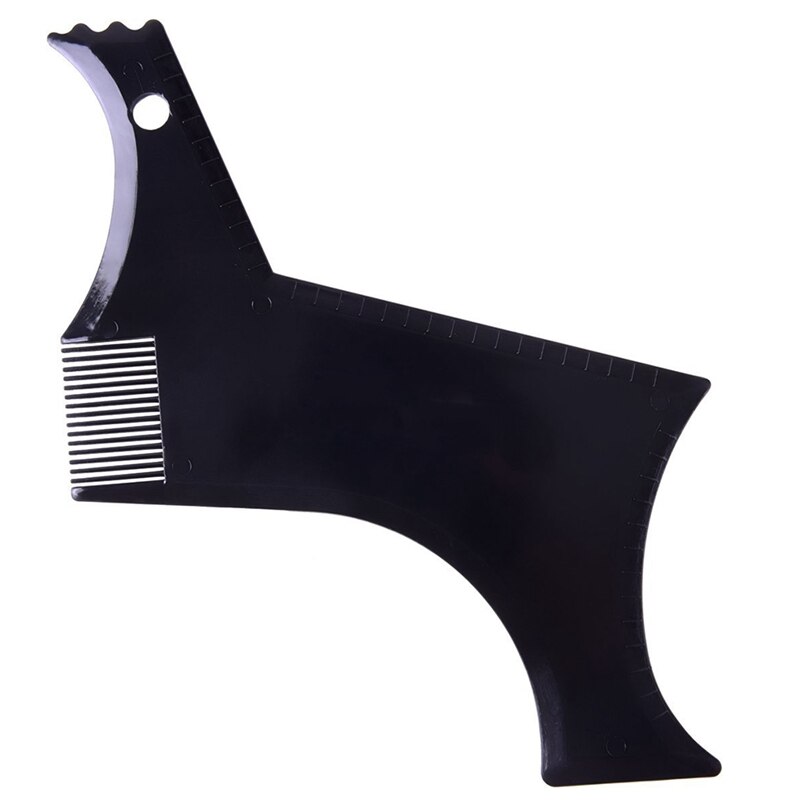Peigne noir pour hommes, outil de beauté pour les cheveux, modelage de la barbe, modèles de coupe: Default Title