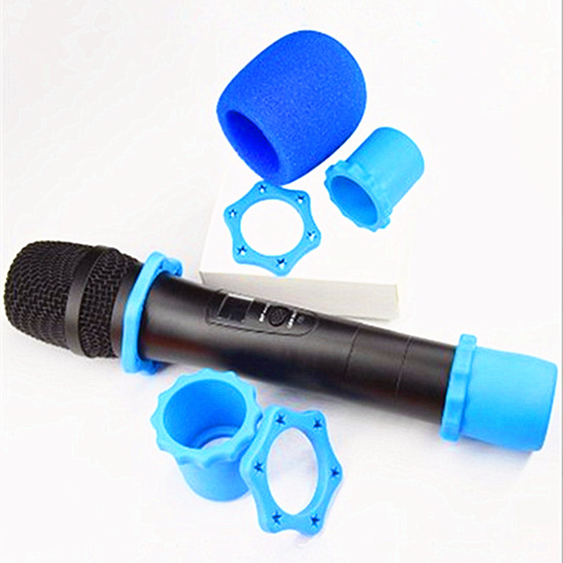 Anello antirotolamento in silicone da 30 pezzi, accessori per supporto per microfono portatile wireless Anello di protezione per microfono per attrezzature KTV DJ
