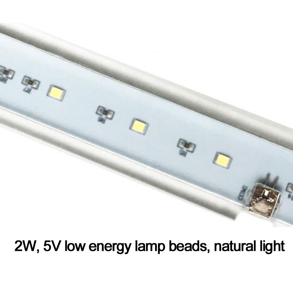 3-8MM Thickness Touch Screen Fish Tank Aquarium Lighting Lamp Clip On Lamp LED Aquarium Bracket Lamp Aquatic Plant Lamp