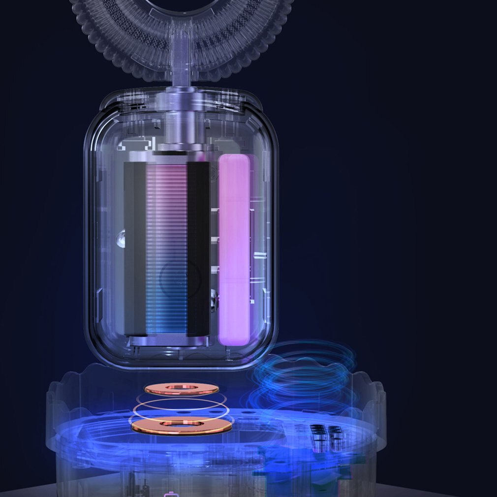 Nette freundlicher Elektrische Zahnbürste U-förmigen Schatz Einhorn Wasserdichte Automatische Ultraschall Wiederaufladbare Zahnbürste