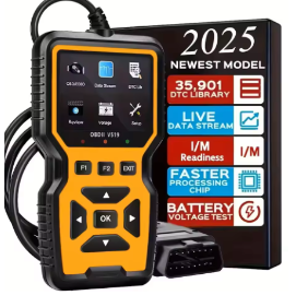 OBD2 Scanner Live Data Mechanic OBDII Diagnostic Code Reader Tool for Check Engine Light: Yellow